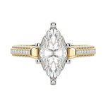 Load image into Gallery viewer, VITA MARQUISE CUT MOISSANITE ENGAGEMENT RING