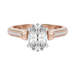Load image into Gallery viewer, VITA OVAL CUT MOISSANITE ENGAGEMENT RING