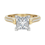 Load image into Gallery viewer, VITA PRINCESS CUT MOISSANITE ENGAGEMENT RING