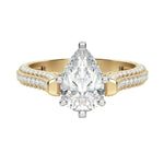 Load image into Gallery viewer, VITA PEAR CUT MOISSANITE ENGAGEMENT RING