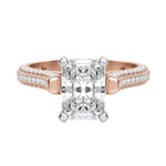 Load image into Gallery viewer, VITA RADIANT CUT MOISSANITE ENGAGEMENT RING