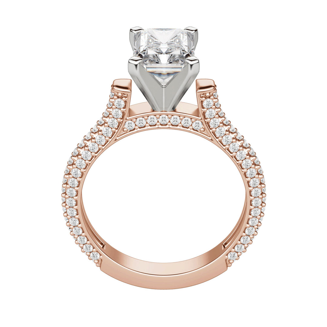 VITA RADIANT CUT MOISSANITE ENGAGEMENT RING