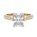 Load image into Gallery viewer, VITA RADIANT CUT MOISSANITE ENGAGEMENT RING