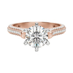 Load image into Gallery viewer, VITA ROUND CUT MOISSANITE ENGAGEMENT RING