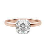 Load image into Gallery viewer, VOWS ROUND CUT MOISSANITE ENGAGEMENT RING