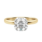 Load image into Gallery viewer, VOWS ROUND CUT MOISSANITE ENGAGEMENT RING