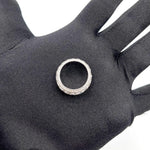 Load image into Gallery viewer, VVS 5 ROWS MOISSANITE ICED MEN’S SOLID 925 SILVER MOISSANITE PINKY HIP HOP RING