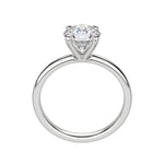 Load image into Gallery viewer, BARE 4-PRONG ROUND CUT MOISSANITE ENGAGEMENT RING