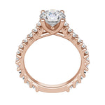 Load image into Gallery viewer, WREN ROUND CUT MOISSANITE ENGAGEMENT RING