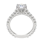 Load image into Gallery viewer, WREN ROUND CUT MOISSANITE ENGAGEMENT RING