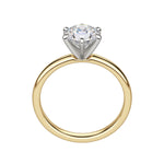 Load image into Gallery viewer, BARE 6-PRONG ROUND CUT MOISSANITE ENGAGEMENT RING
