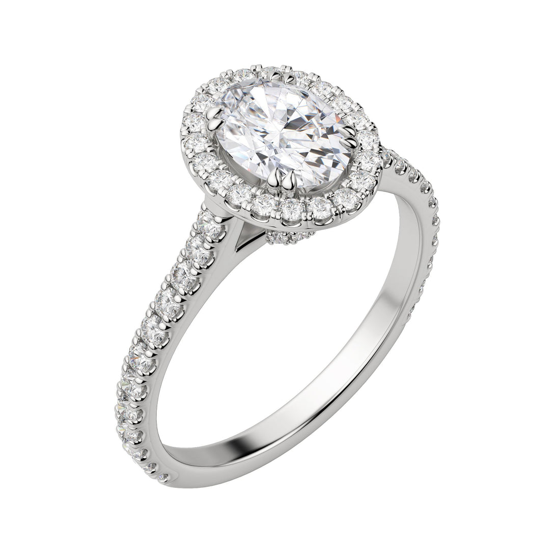 ENVY OVAL CUT MOISSANITE ENGAGEMENT RING