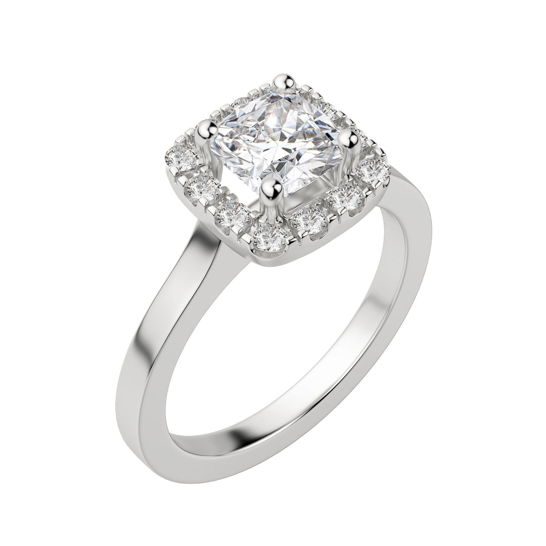 SOUL CLASSIC CUSHION CUT MOISSANITE ENGAGEMENT RING