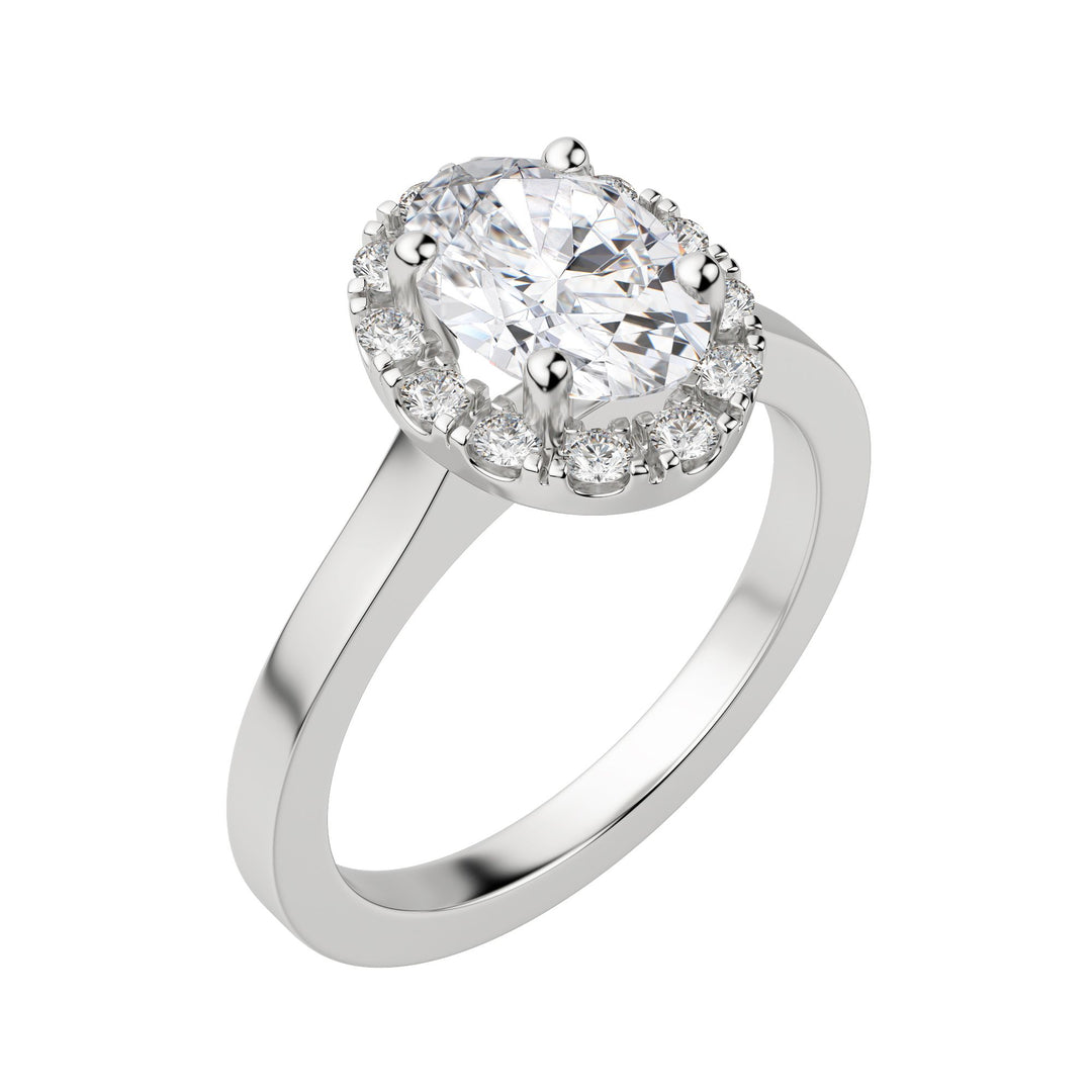 SOUL CLASSIC OVAL CUT MOISSANITE ENGAGEMENT RING