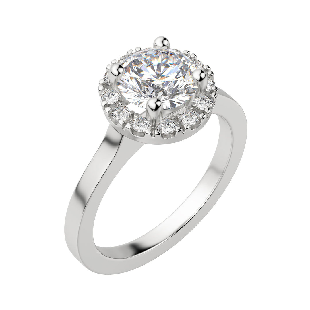 SOUL CLASSIC ROUND CUT MOISSANITE ENGAGEMENT RING