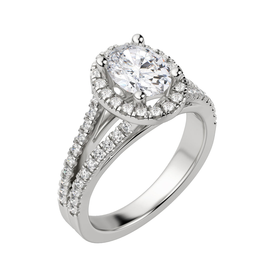 VARA OVAL CUT MOISSANITE ENGAGEMENT RING