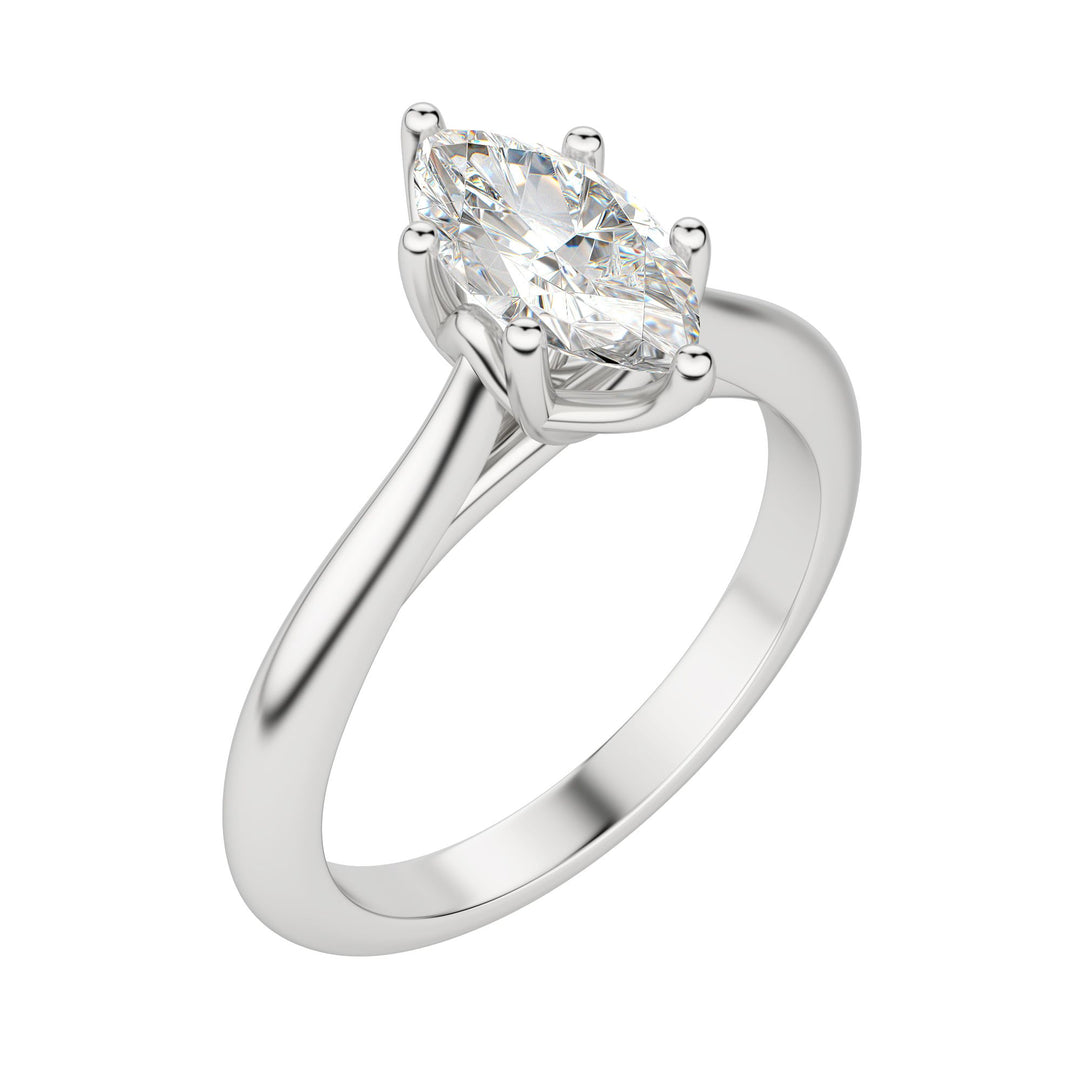 EDIT CLASSIC MARQUISE CUT MOISSANITE ENGAGEMENT RING