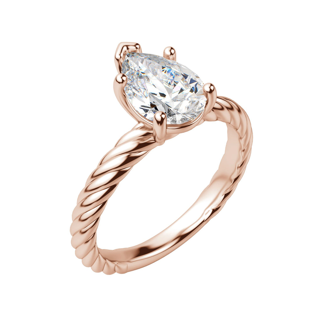 VIBE PEAR CUT MOISSANITE ENGAGEMENT RING