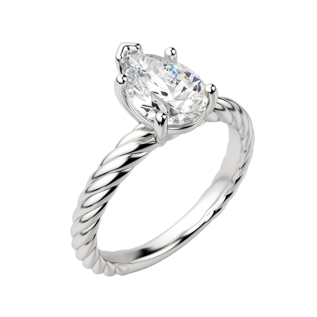 VIBE PEAR CUT MOISSANITE ENGAGEMENT RING