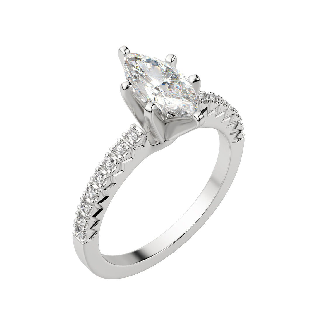 FATE MARQUISE CUT MOISSANITE ENGAGEMENT RING