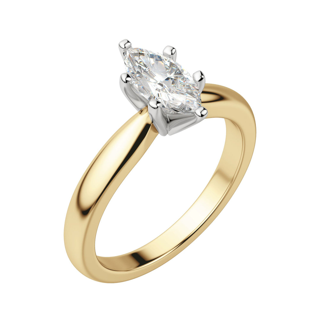 ISLE MARQUISE CUT MOISSANITE ENGAGEMENT RING