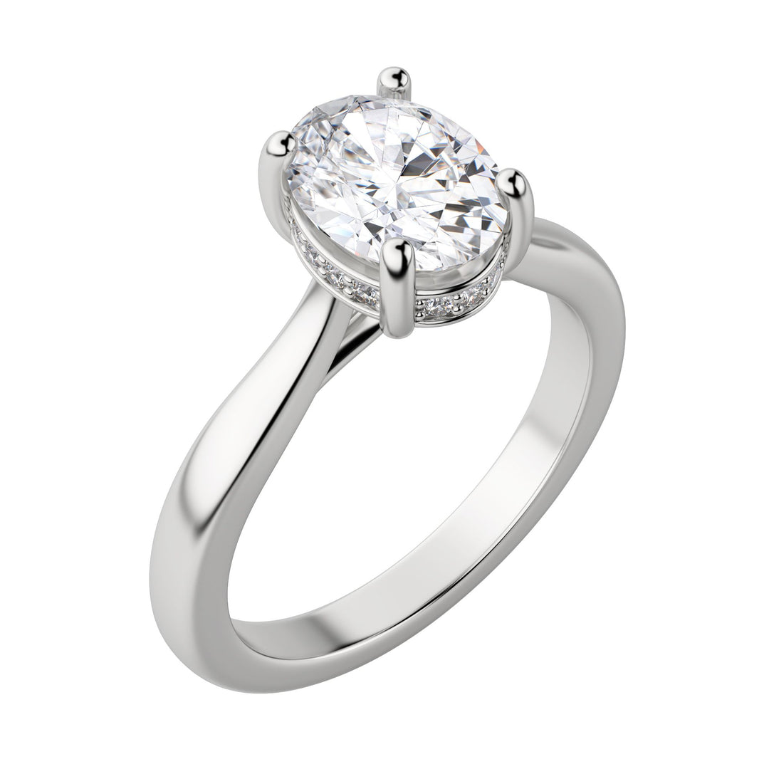 HERO OVAL CUT MOISSANITE ENGAGEMENT RING