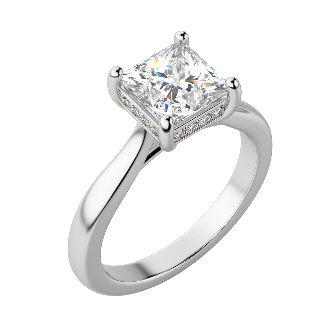 HERO PRINCESS CUT MOISSANITE ENGAGEMENT RING