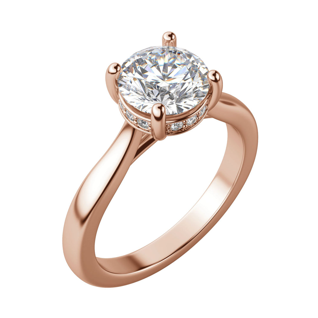 HERO ROUND CUT MOISSANITE ENGAGEMENT RING