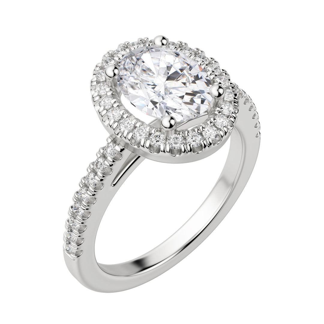 VAIL OVAL CUT MOISSANITE ENGAGEMENT RING