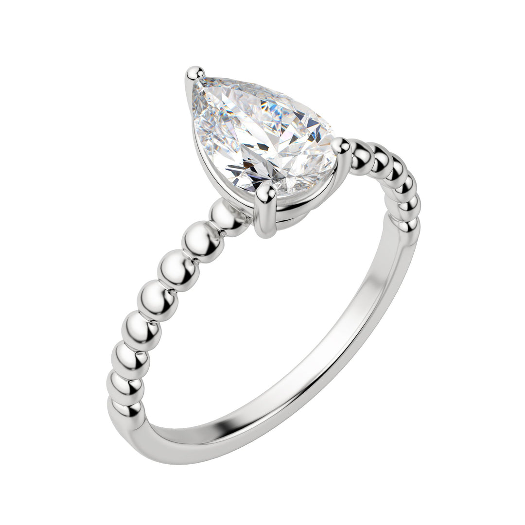 VERA PEAR CUT MOISSANITE ENGAGEMENT RING