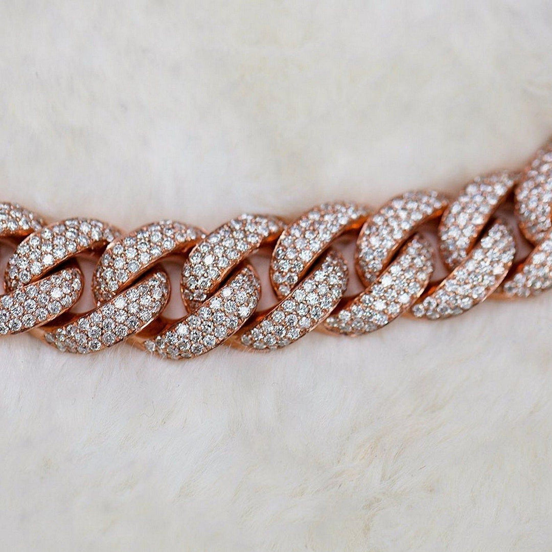 moissanite cuban link chains