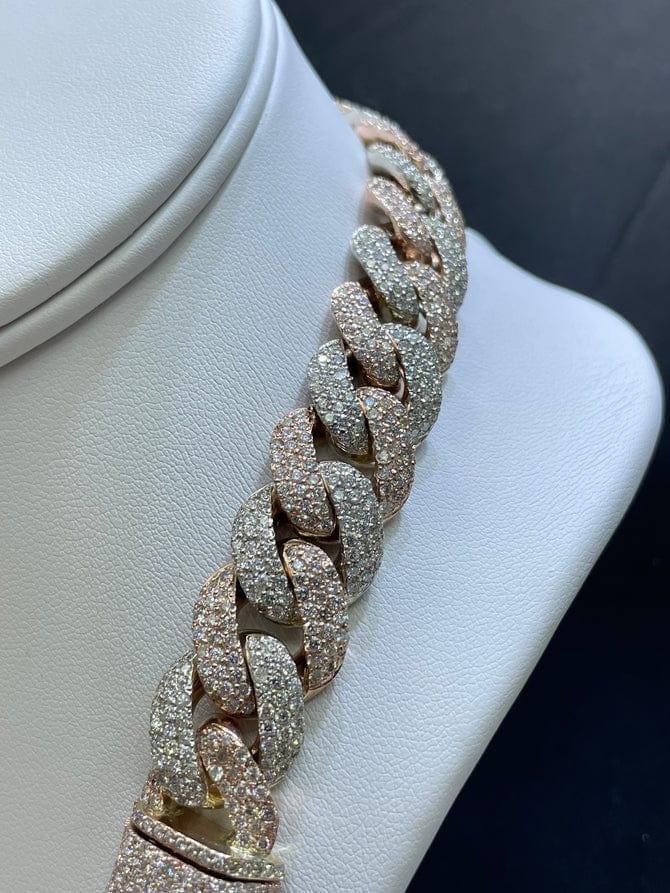 diamond cuban link chain