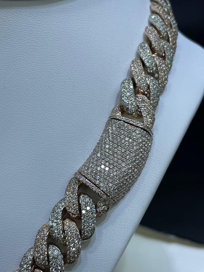 diamond cuban link chain