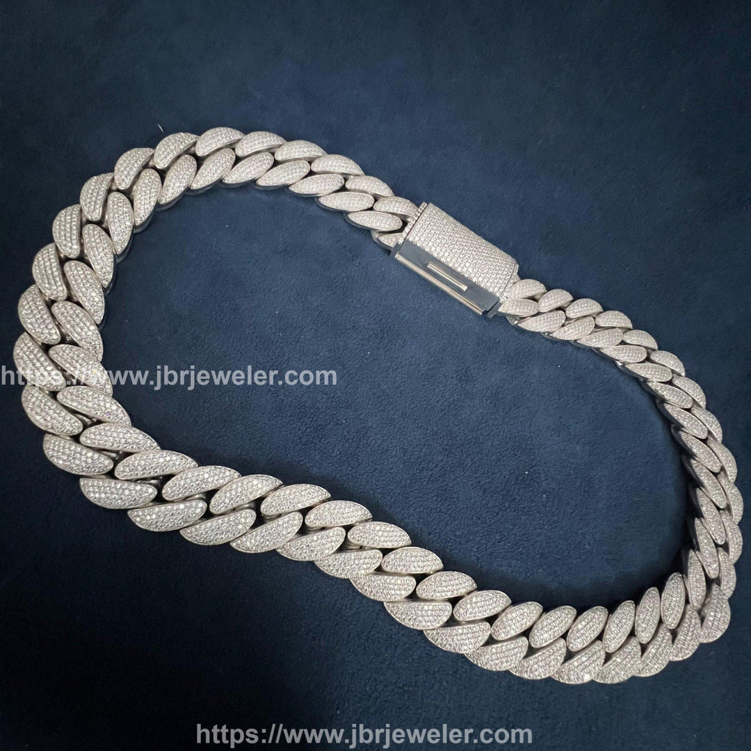 men's diamond cuban link chain