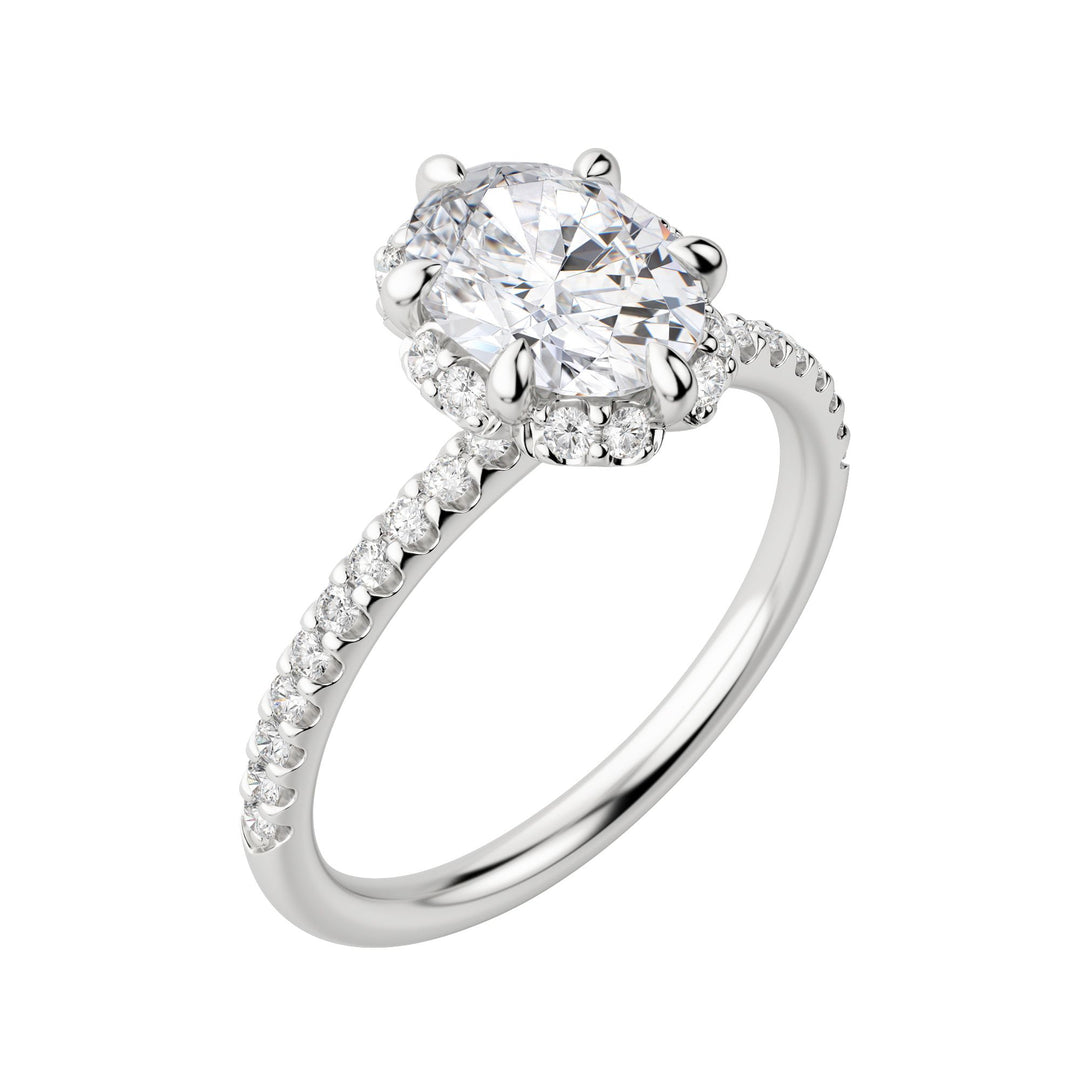 SORA OVAL CUT MOISSANITE ENGAGEMENT RING