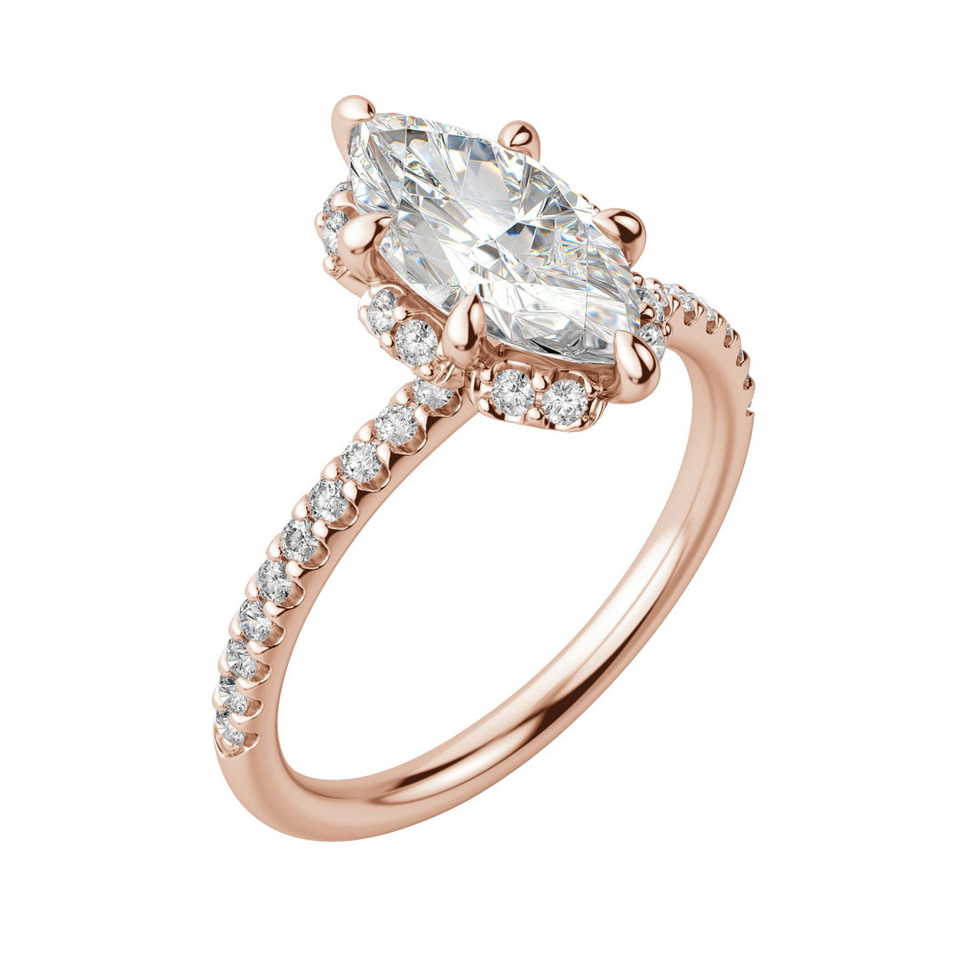 SORA MARQUISE CUT MOISSANITE ENGAGEMENT RING