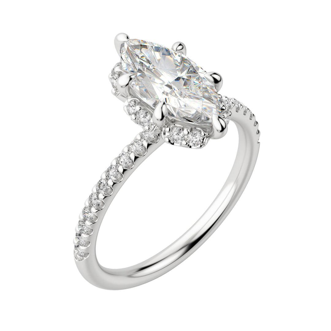 SORA MARQUISE CUT MOISSANITE ENGAGEMENT RING