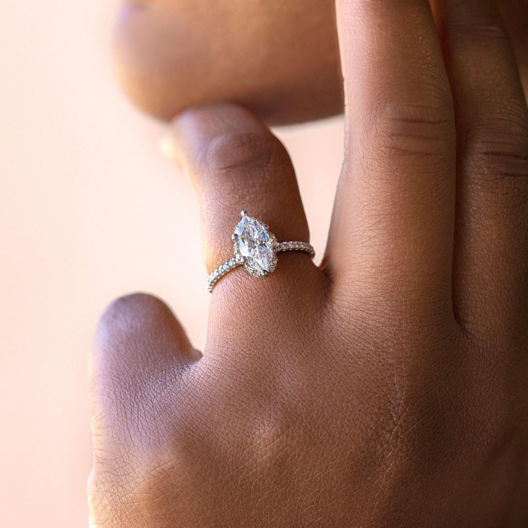 SORA MARQUISE CUT MOISSANITE ENGAGEMENT RING