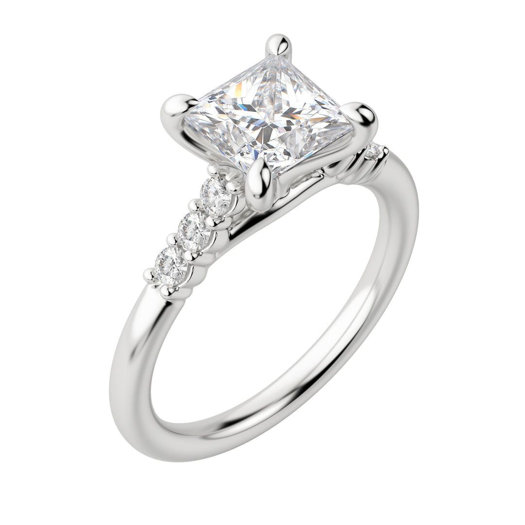 SOMA PRINCESS CUT MOISSANITE ENGAGEMENT RING