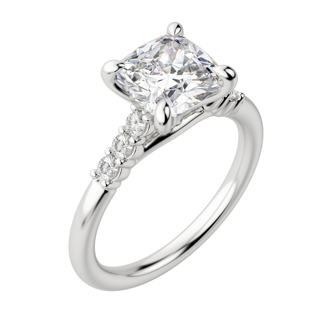 SOMA CUSHION CUT MOISSANITE ENGAGEMENT RING