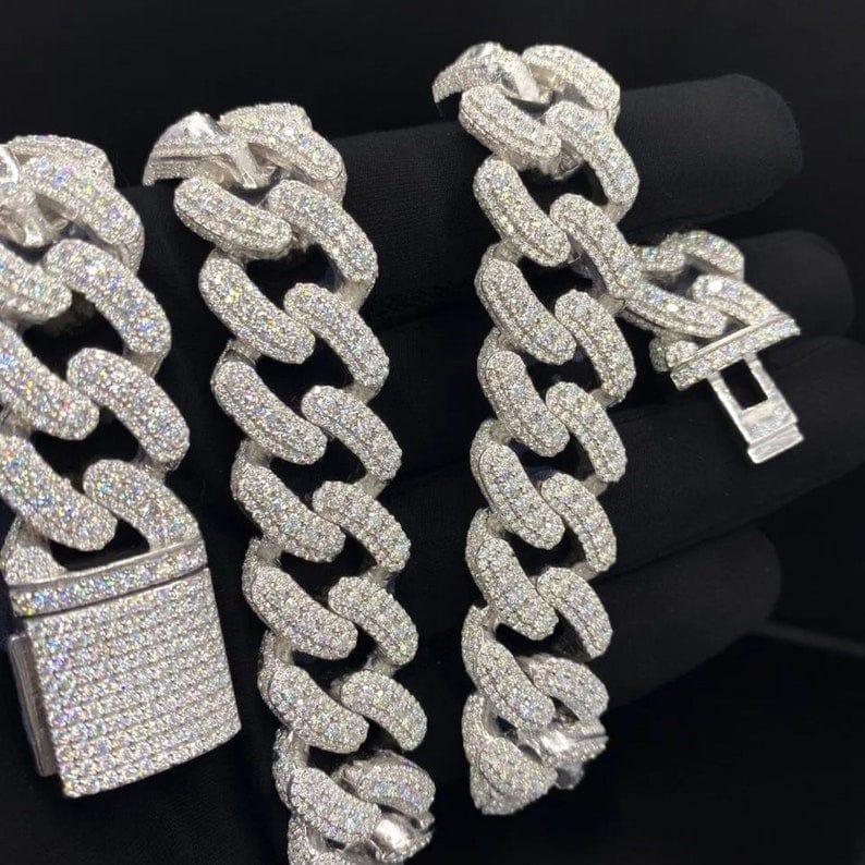 solid gold cuban link chain