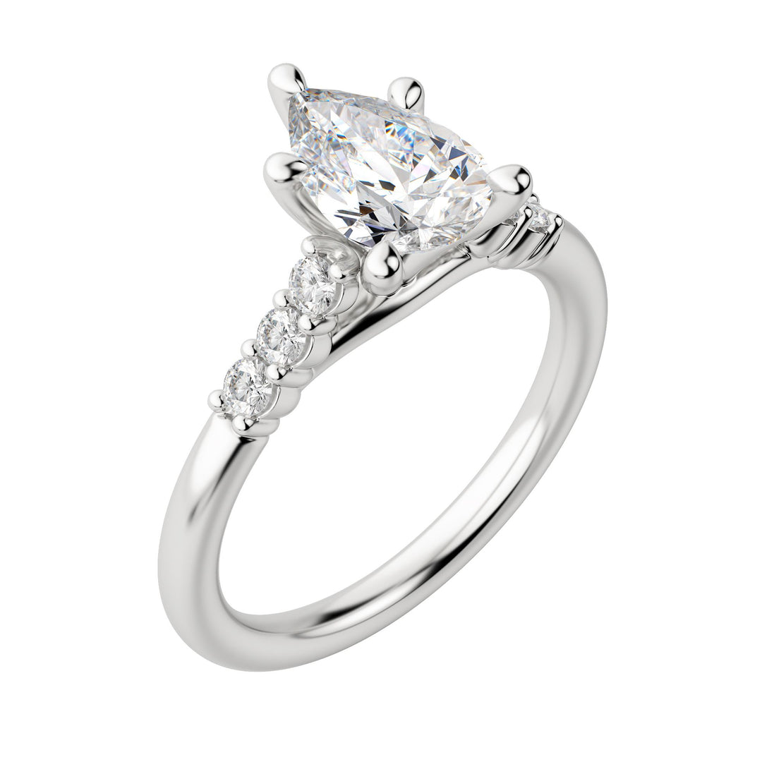 SOMA PEAR CUT MOISSANITE ENGAGEMENT RING