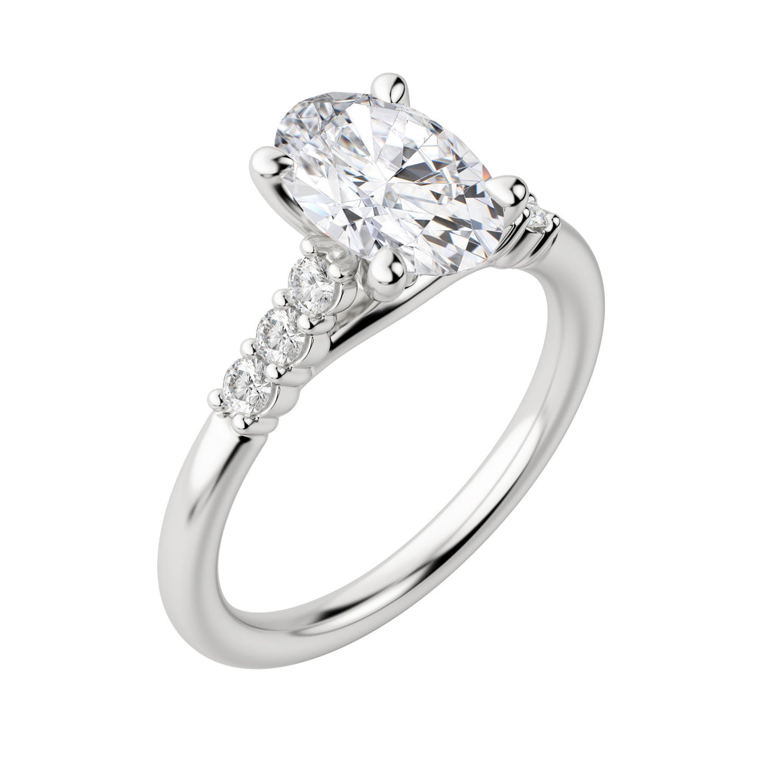 SOMA OVAL CUT MOISSANITE ENGAGEMENT RING