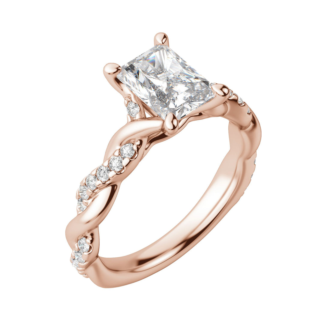 LILT RADIANT CUT MOISSANITE ENGAGEMENT RING