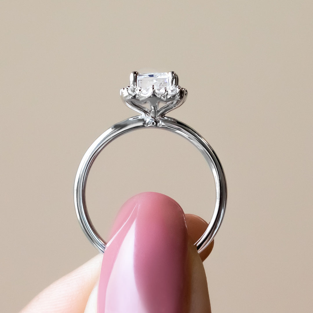 ALTO RADIANT CUT MOISSANITE ENGAGEMENT RING