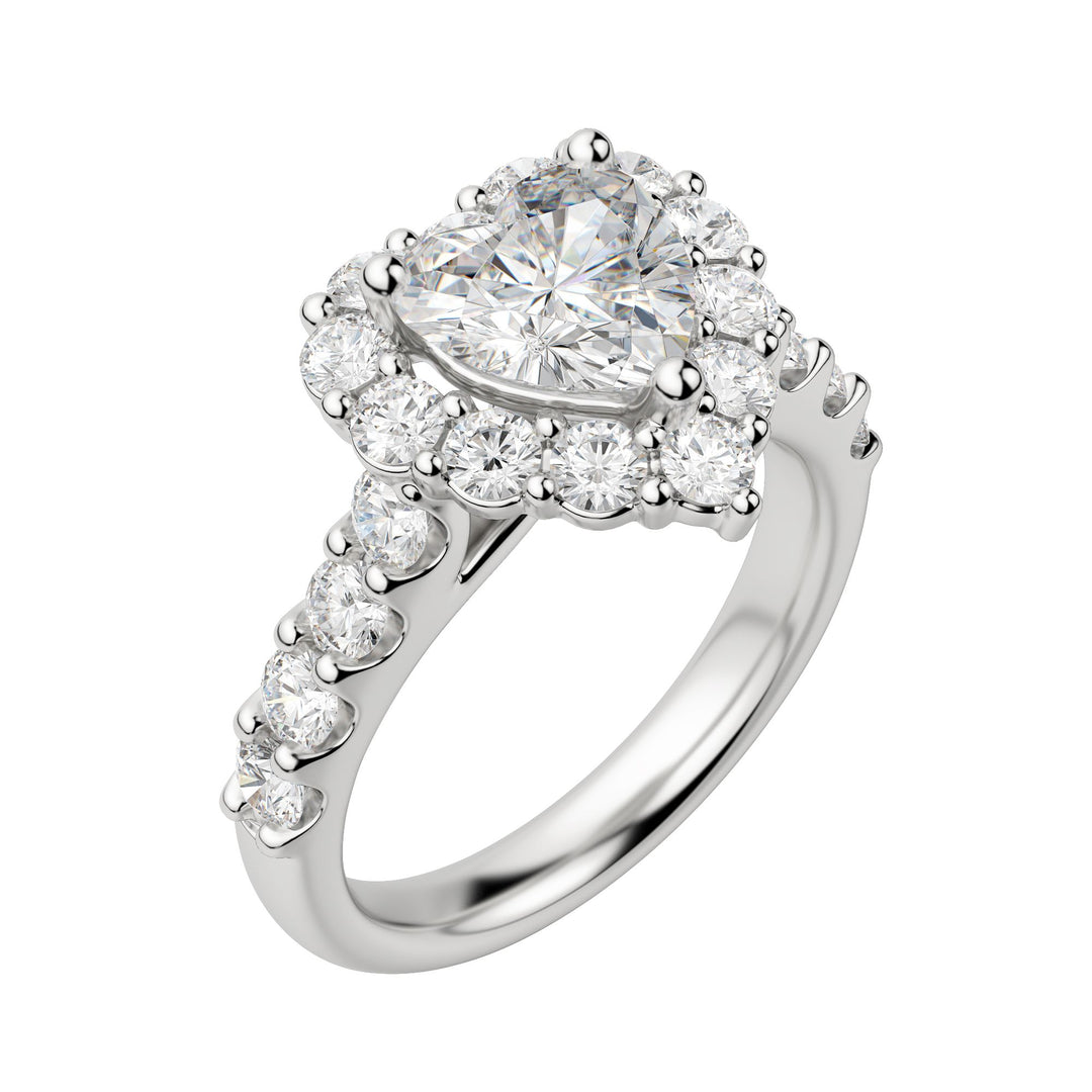 VAIL BOLD HEART CUT MOISSANITE ENGAGEMENT RING