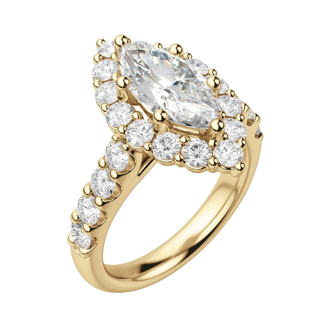 VAIL BOLD MARQUISE CUT MOISSANITE ENGAGEMENT RING