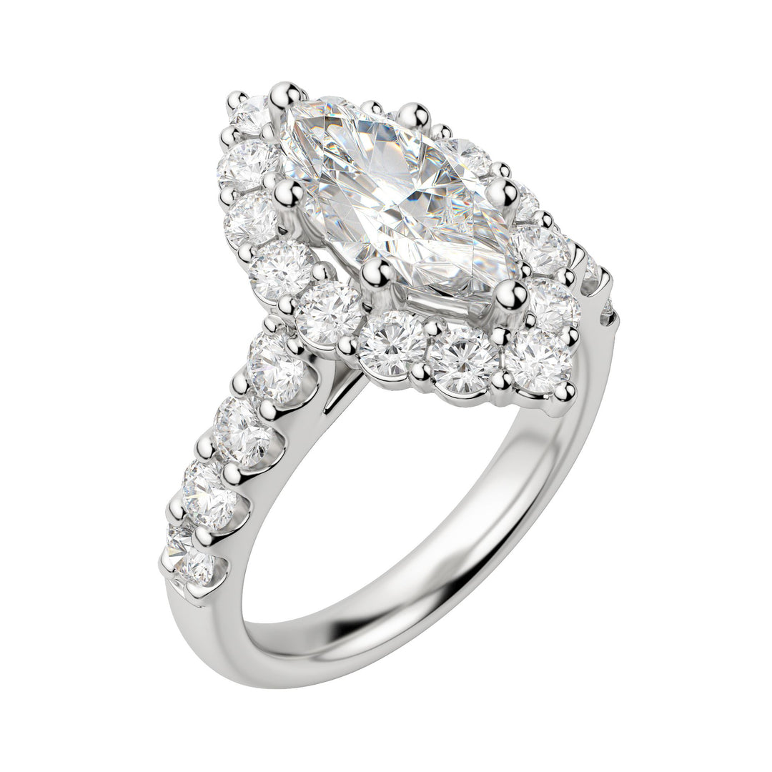 VAIL BOLD MARQUISE CUT MOISSANITE ENGAGEMENT RING