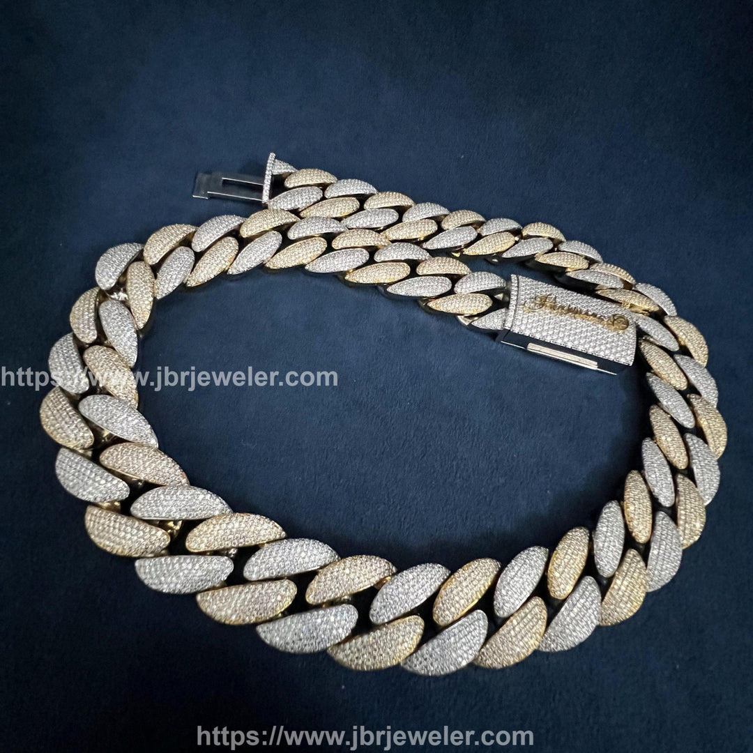 cuban link yellow gold chain