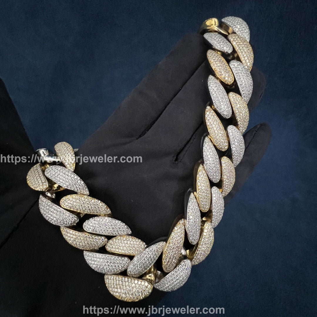 cuban link yellow gold chain